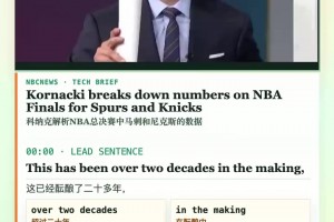科纳克解析NBA总决赛中马刺和尼克斯的数据