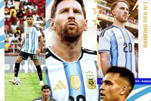 阿根廷意外升至FIFA榜首！阿媒称：历史上FIFA榜首球队未夺冠的诅咒存在