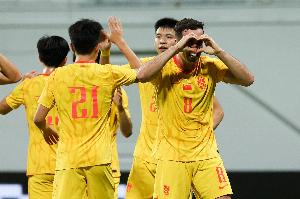北青：中国男足赢得3.25国际排名积分，战胜新加坡表现优异